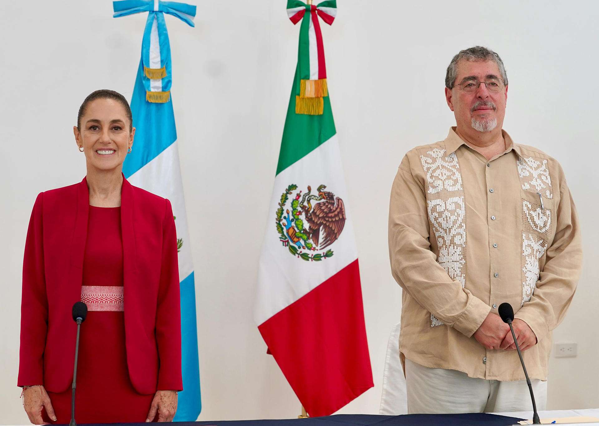 Claudia Sheinbaum y Bernardo Arévalo refuerzan cooperación bilateral en seguridad y desarrollo