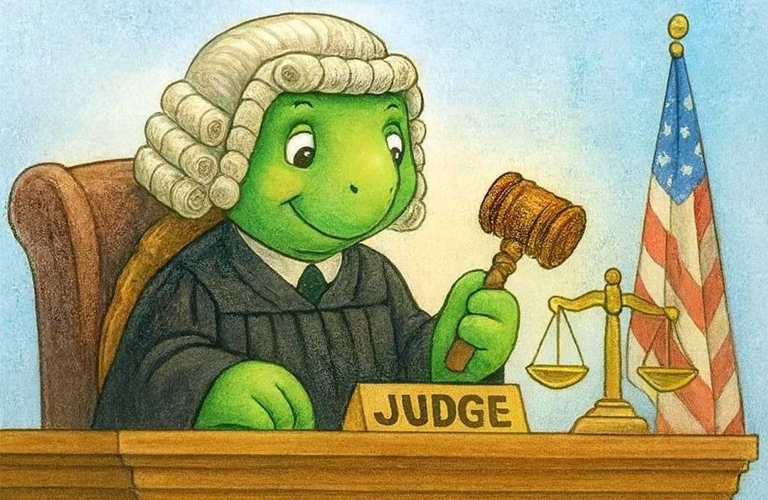 Departamento de Justicia de EE. UU. utiliza a Franklin la Tortuga en redes sociales